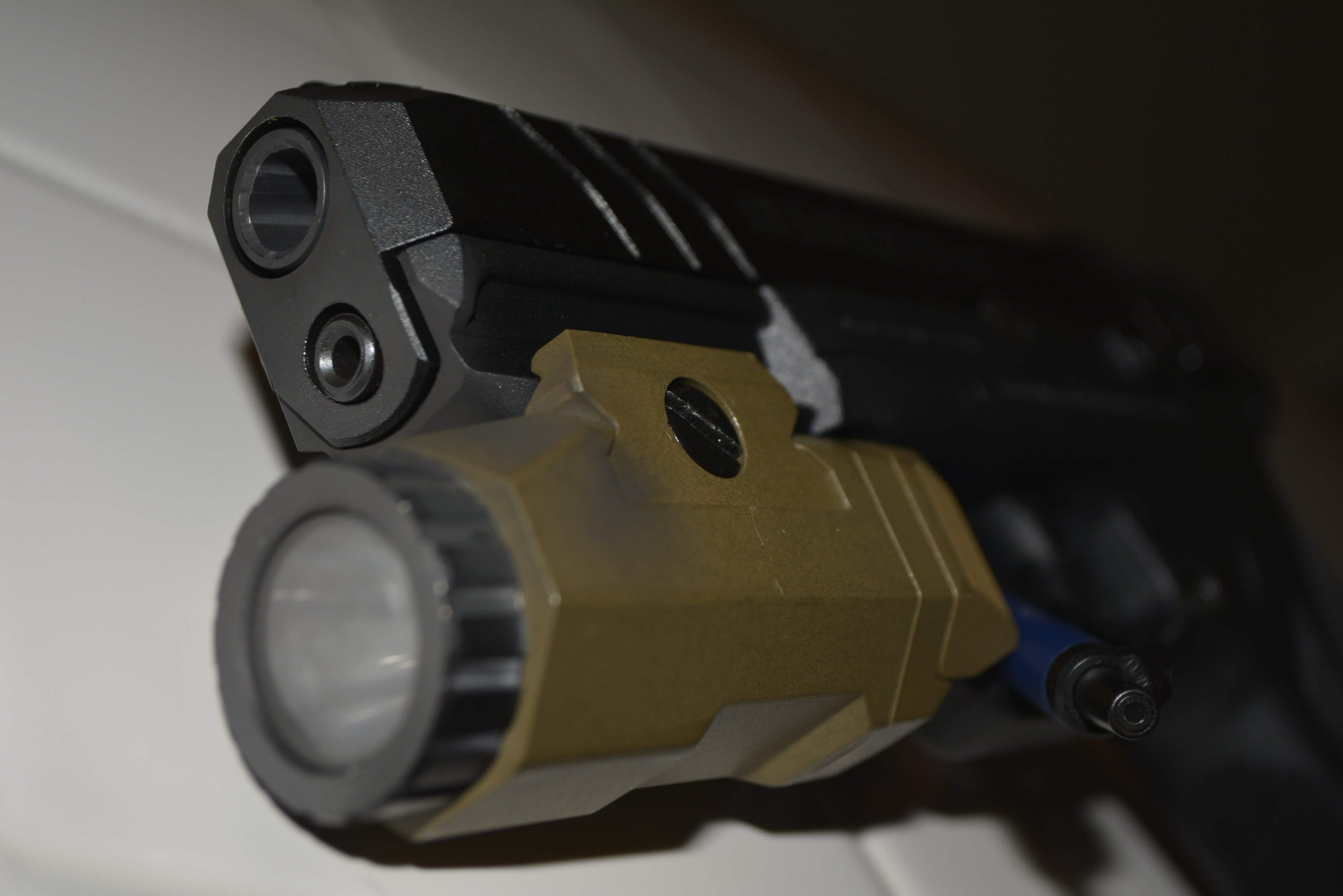 Ruger Security 9 wearing Inforce APL