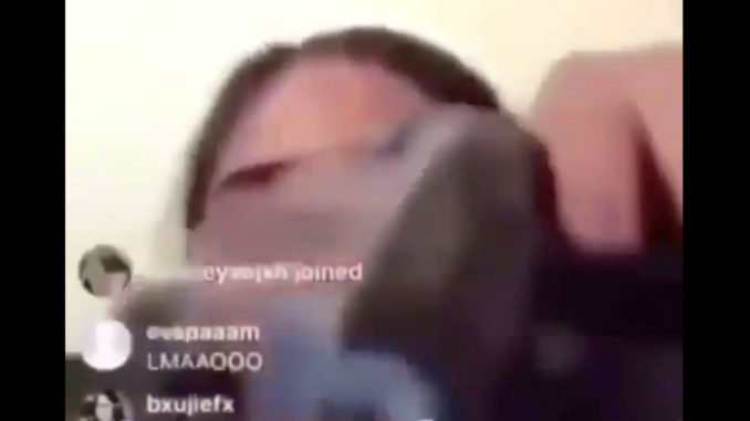 Girl Shoots Her Phone