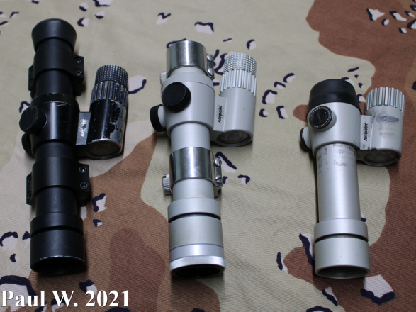 Aimpoint 2000 Size Comparisons