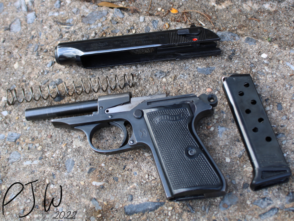 Walther PP Dissasembled