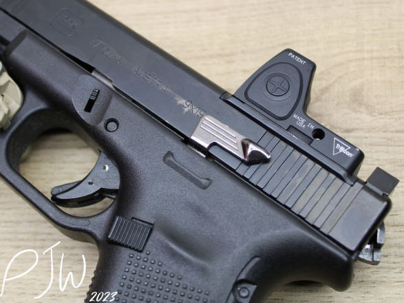 Kagwerks Extended & Raised Slide Release Left Side