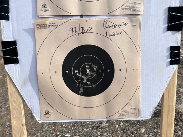 Rangemaster Baseline Assessment Drill Target