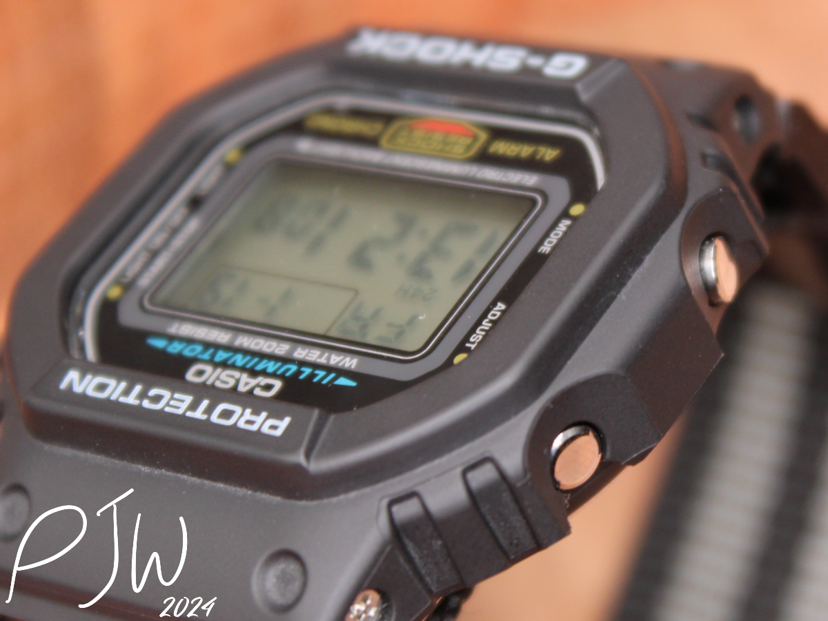 DW5600E-1V Recessed Buttons ⋆ Primer Peak