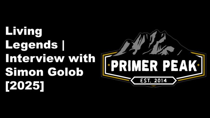 living legends interview simon golob