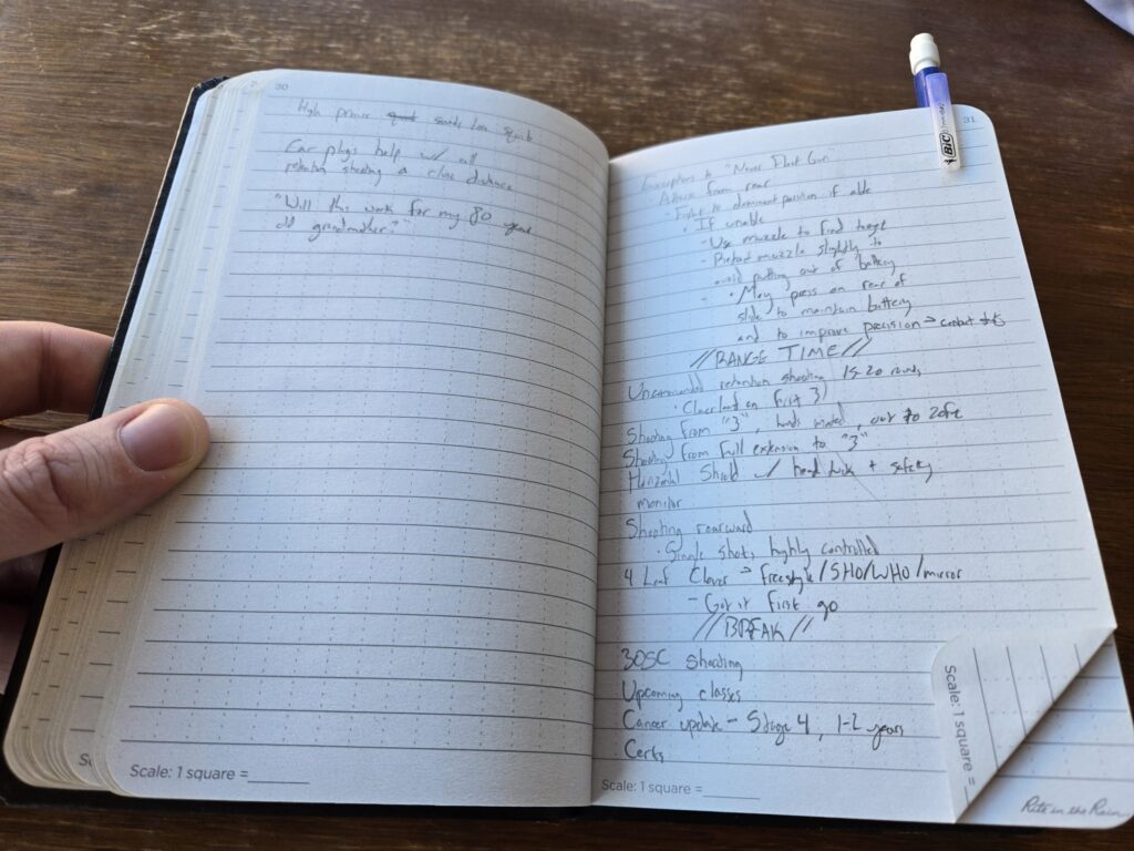 notebook gear overlooked training