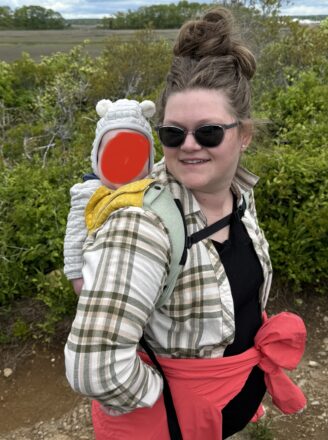 Back Carry Baby Wearing