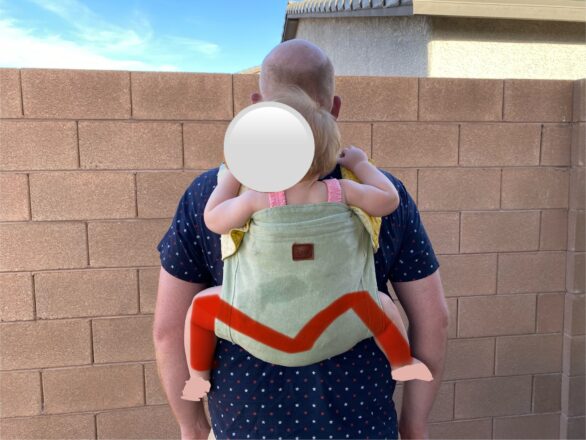 Back carry onbuhimo 