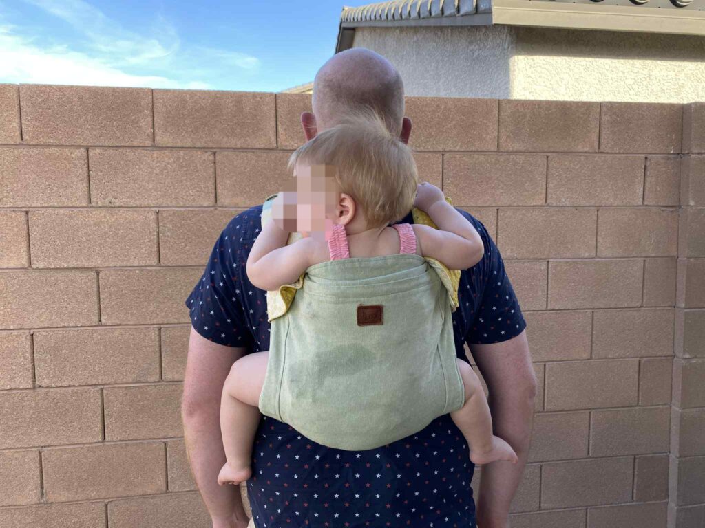 baby wearing carrying carry conceal concealed parent parents