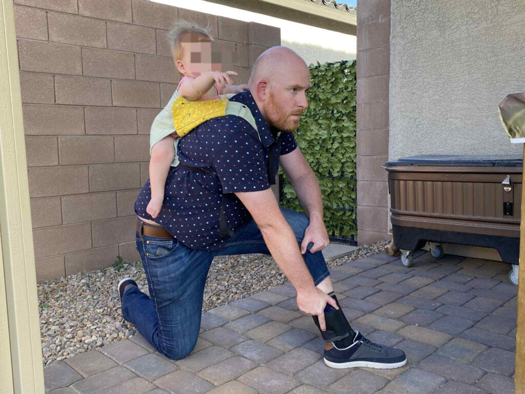 baby wearing carrying carry conceal concealed parent parents