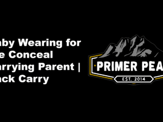 baby wearing conceal concealed carry parent back wear