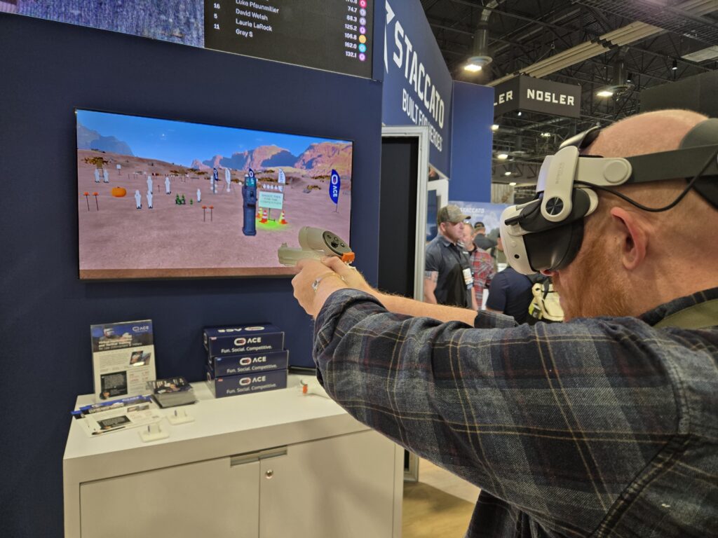 Ace VR XR dry practice training shot show 2026