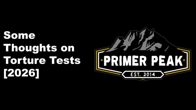 thoughts on torture tests